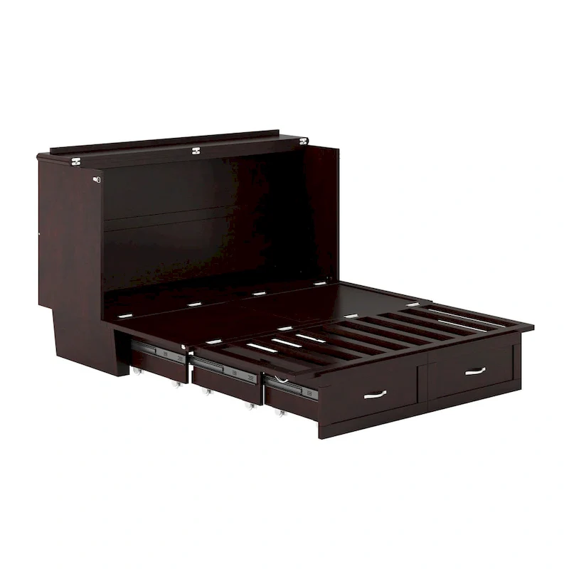 Chelsea Queen Murphy Bed Chest with Mattress