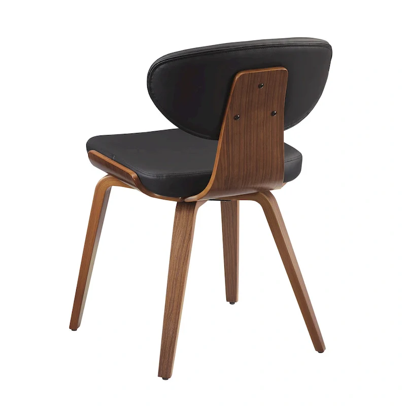 Art Leon Wood and PU Leather Dining Chair (Set of 2).