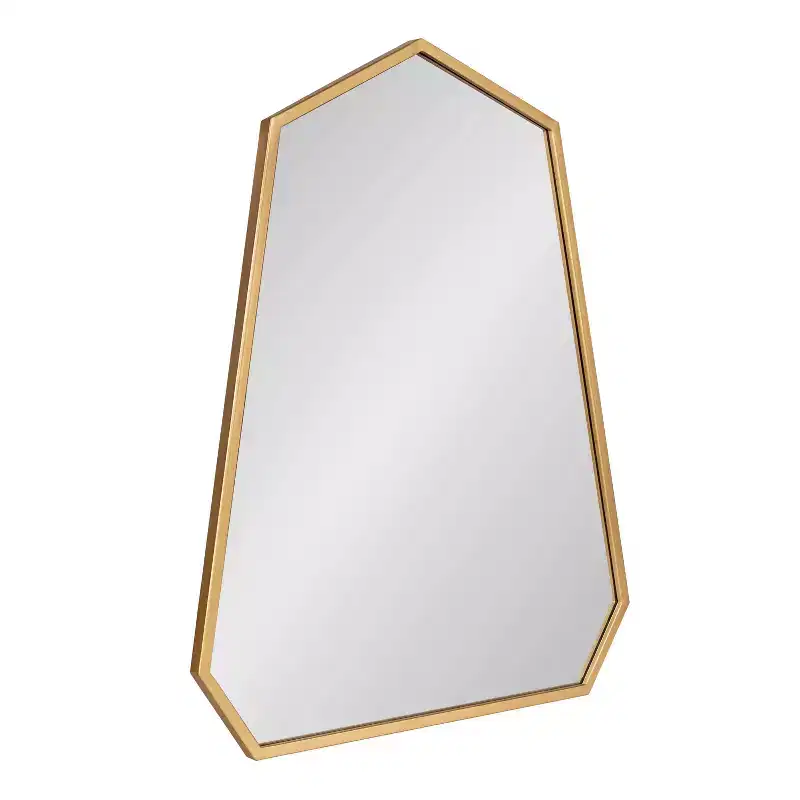 23" x 30" Hammell Framed Wall Mirror Gold - Kate & Laurel All Things Decor