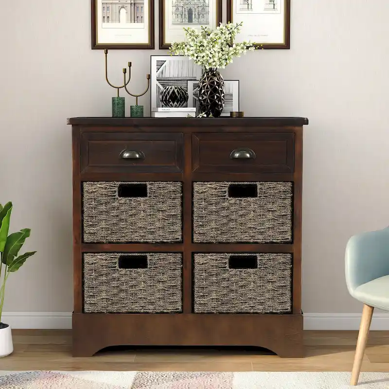 TREXM Rustic Storage Cabinet