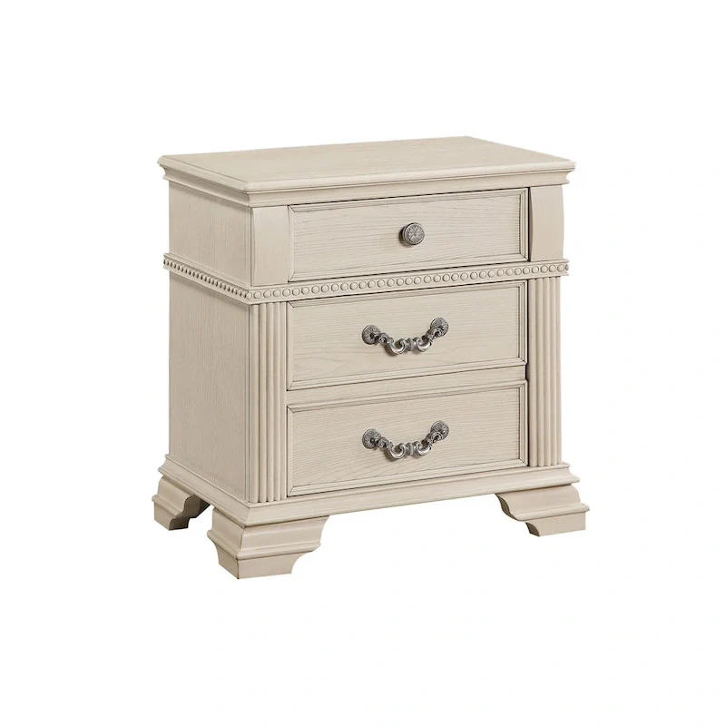 Stroh Traditional Wood 3-piece Poster Bedroom Set with USB by Furniture of America