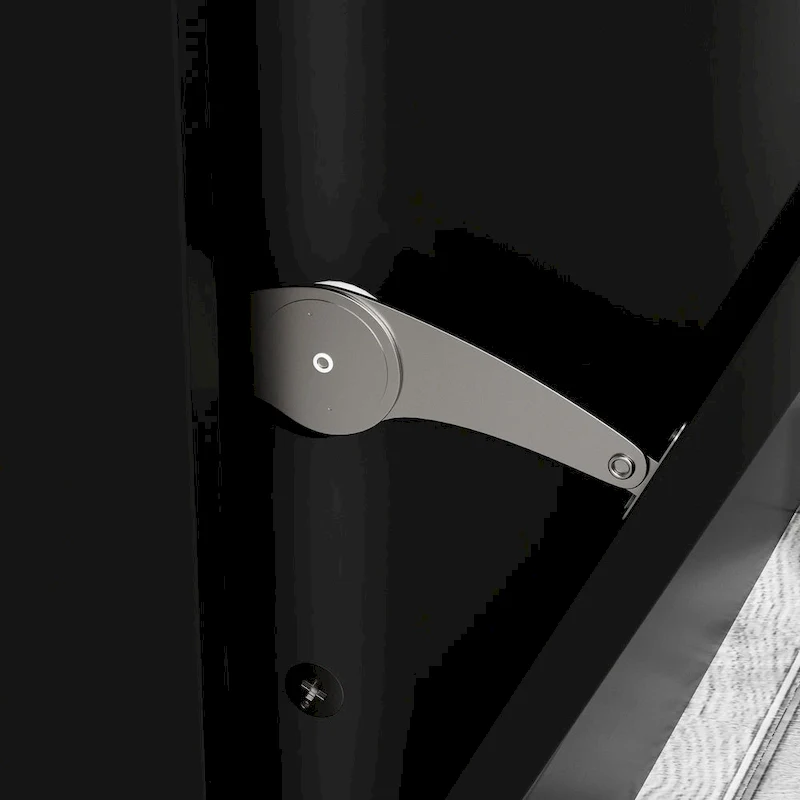 Sleek White Laundry Bathroom Cabinet with Unique Rotating Drawers