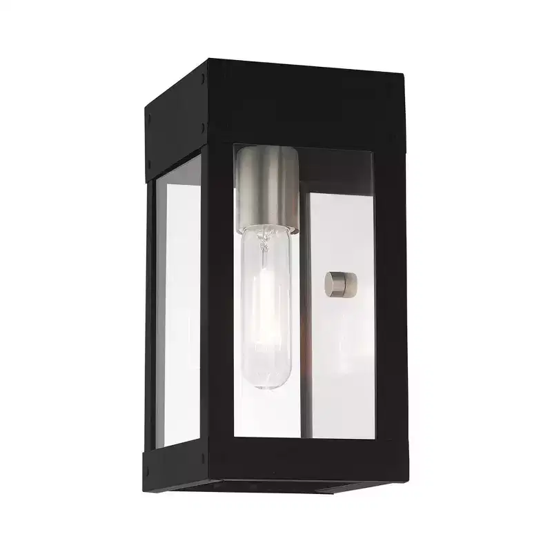Livex Lighting Barrett 1 - Light Wall Light in Black