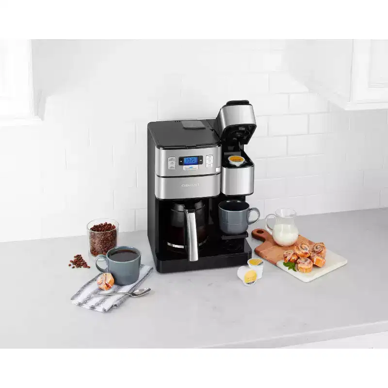 Cuisinart Combo 12 Cup and Single-Serve Grind and Brew Coffee Center - SS-GB1NAS
