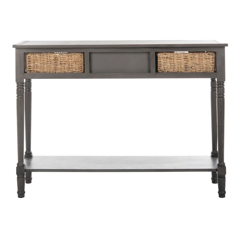 SAFAVIEH Edyth Grey Console - 44.5 x 13.4 x 31.5 - 45Wx13Dx32H