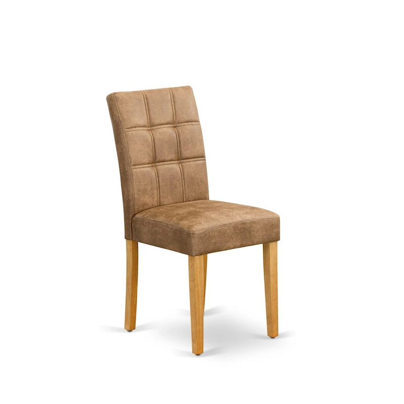 East West Furniture Dining Table Set Consists of a Rectangle Dining Table and Chairs, Oak (Pieces Options)