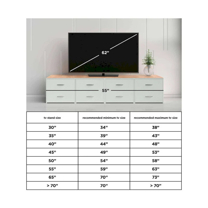 Roddinton 74 TV Stand with Electric Fireplace