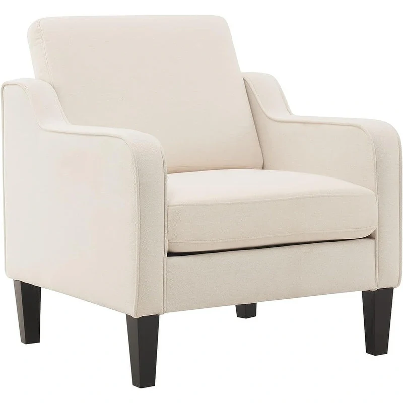 Mid Century Modern Fabric Accent Chair
