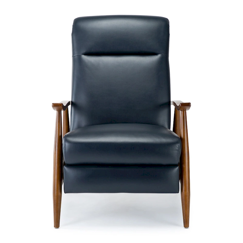 Sienna Upholstered Wood Push Back Recliner by Greyson Living