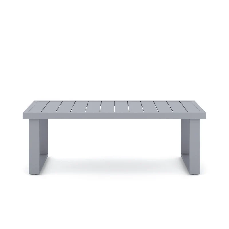 New Classic Furniture Fiji 4-Piece Patio Sofa Set with Sled Base