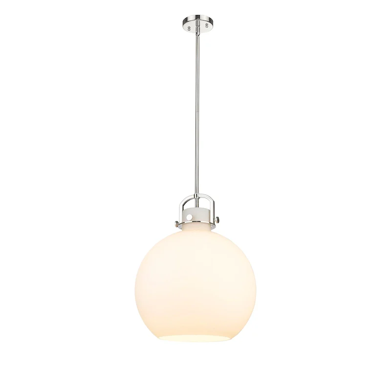 Innovations Lighting Newton Sphere - 1 Light 16  Stem Hung Pendant