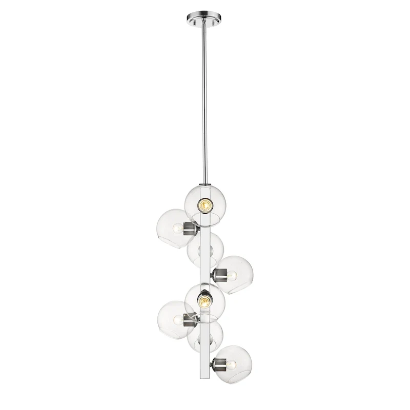 Avery Home Lighting Marquee Chrome 8-light Pendant.