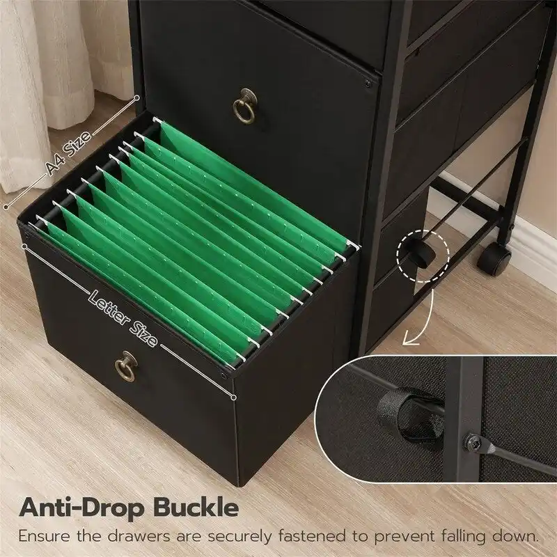 3-Drawer File Cabinet - 15.7D x 15.7W x 38.1H