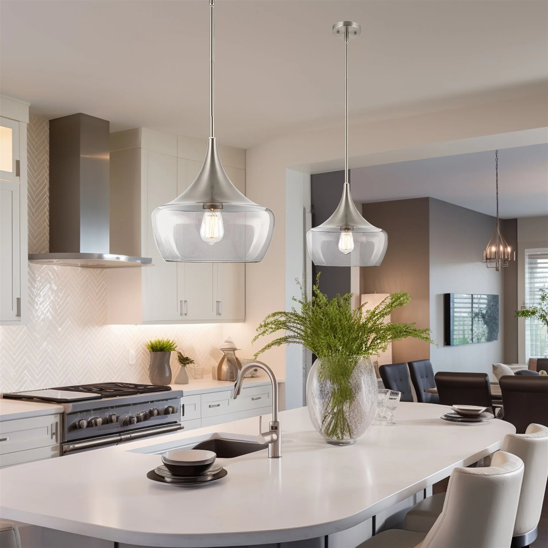 Ava 13 Modern Industrial Schoolhouse Pendant Light