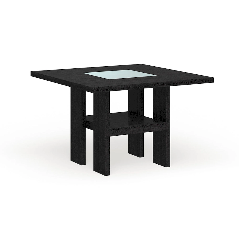 Strick & Bolton Lange 54-inch Square Light-up Counter Height Wood Dining Table