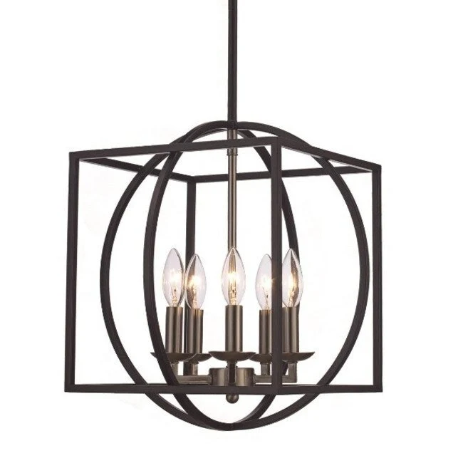 Trans Globe Lighting 11185 Arzio 5 Light 16  Wide Pendant