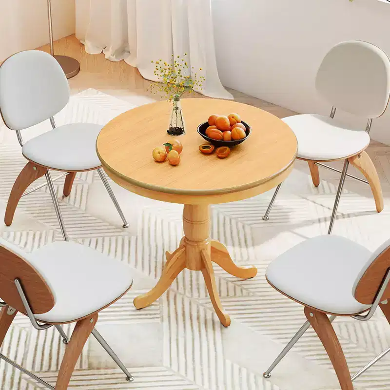 Costway 32 Round Pedestal Dining Table High Top Ped Table Kitchen Dining Room