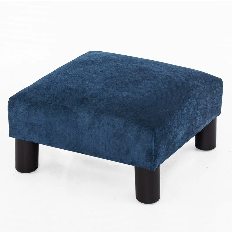 Multi-Color Fabric Ottoman Footrest & Pet Step Stool, Single Use