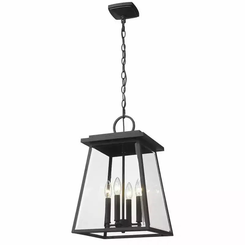 Z-Lite Broughton 4 - Light Pendant in Black