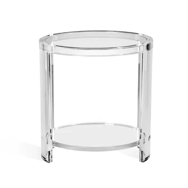 Clear Acrylic Side Table – Transparent, Modern Style