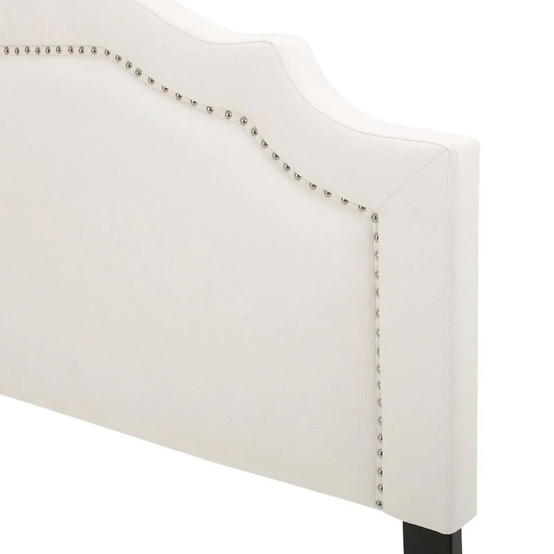 62 Queen Headboard with Nailhead Trim by Christopher Knight Home