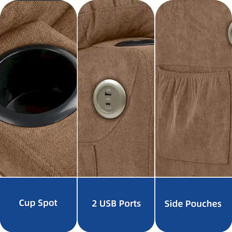 Modern Massage and Heating Recliner Sofa Chair