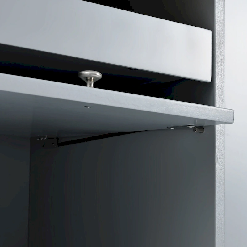 Kitchen Island with Drop Leaf, LED Light