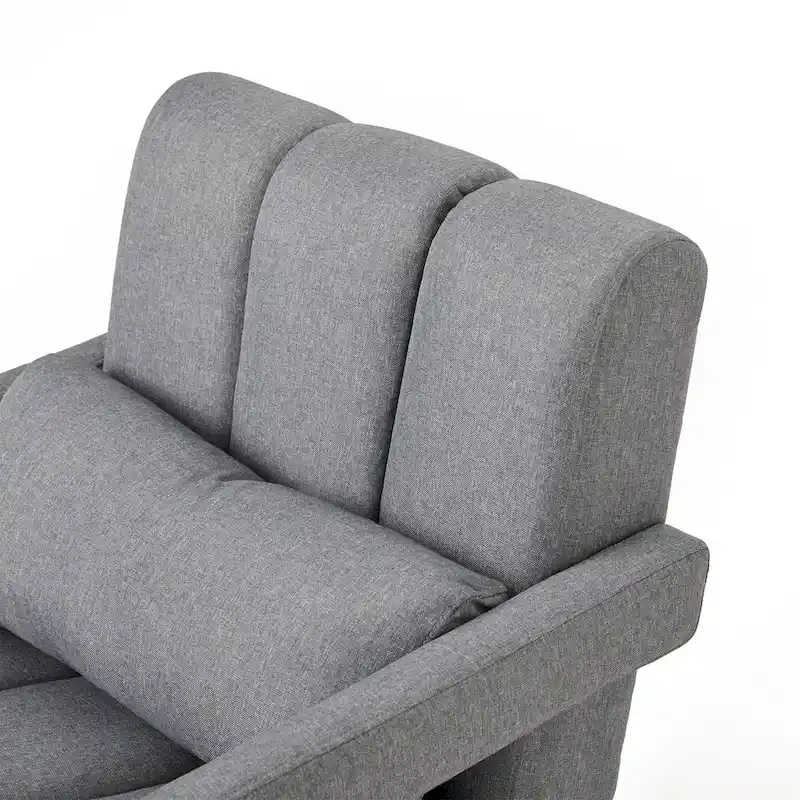 28H Modern Upholstered Accent Chair with a Pillow