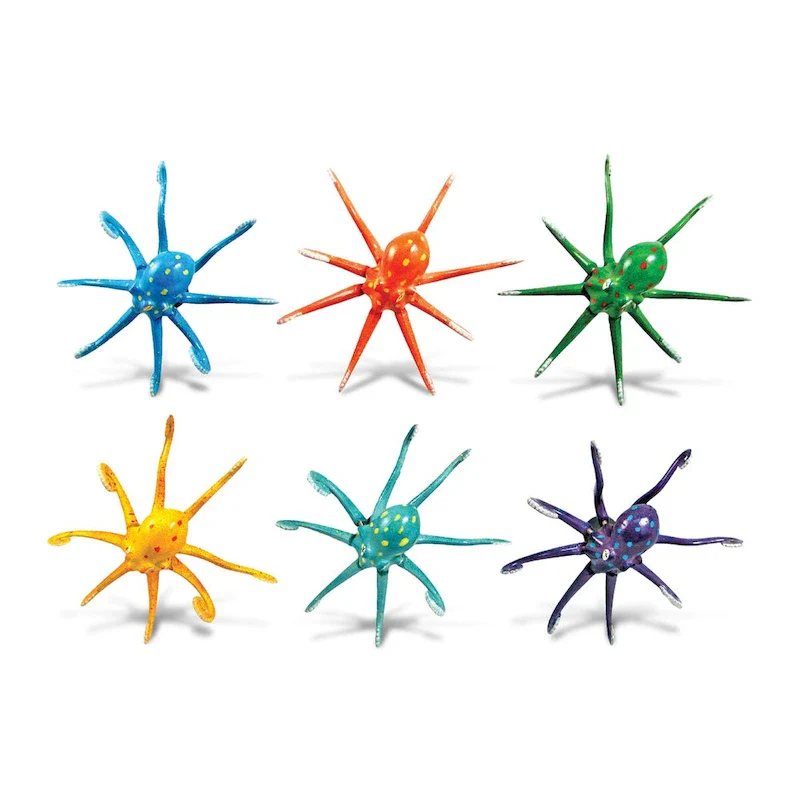 CoTa Global Octopus Refrigerator Bobble Magnets Set of 6 - Multicolor