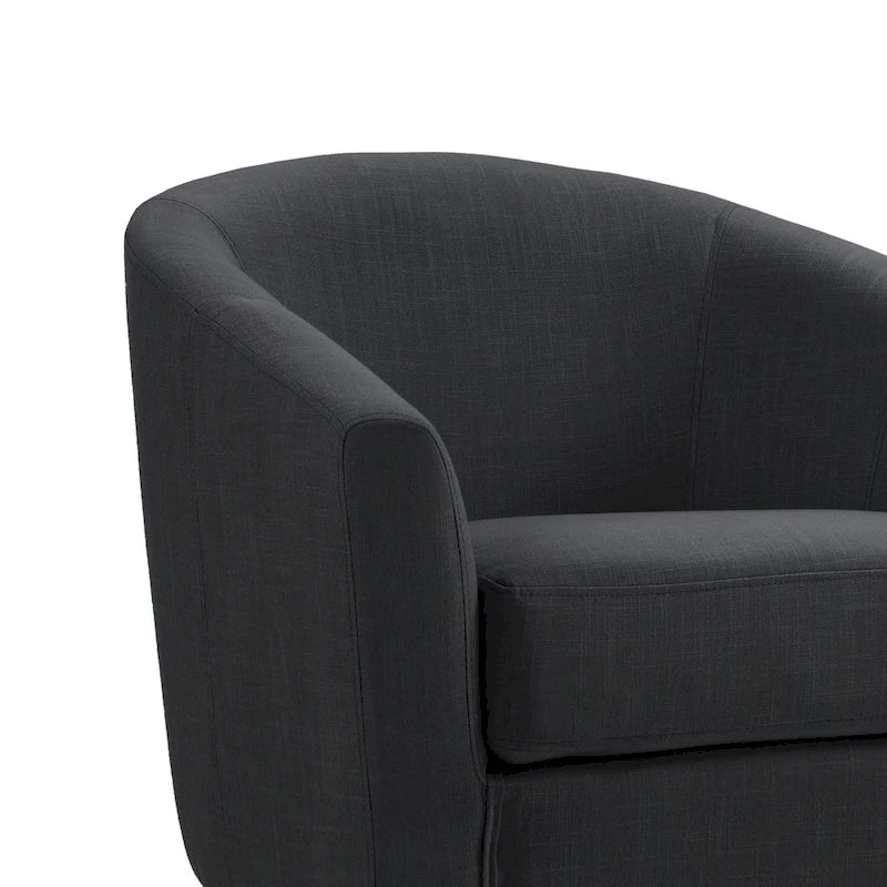 Modern Accent Chair Upholstered Barrel Chair