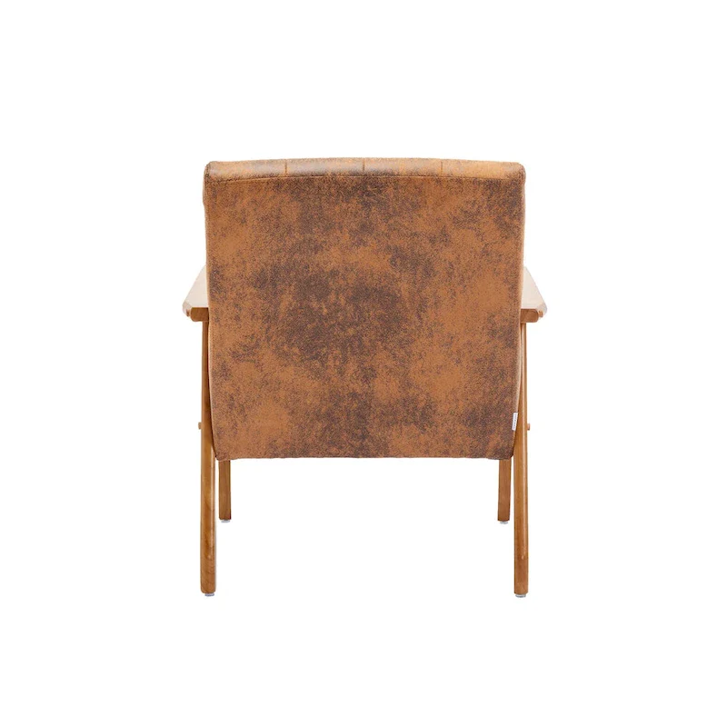 28.74 Tufted Accent Chair with Solid Wood Frame