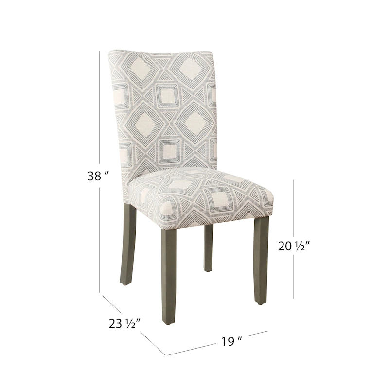 HomePop Classic Parsons Dining Chair - Set of 2
