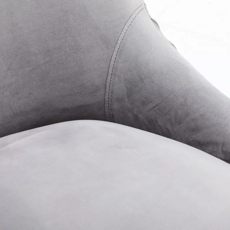 Mid Century Velvet Accent Dining Chair Set of 2 with Rear Handle