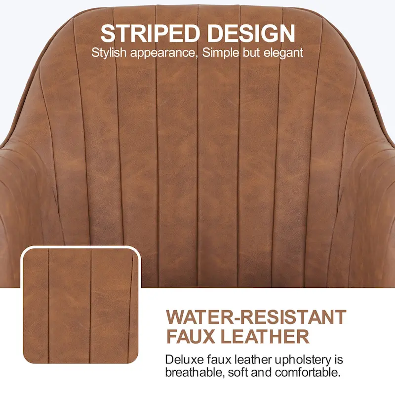 Height-Adjustable Swivel Office Chair