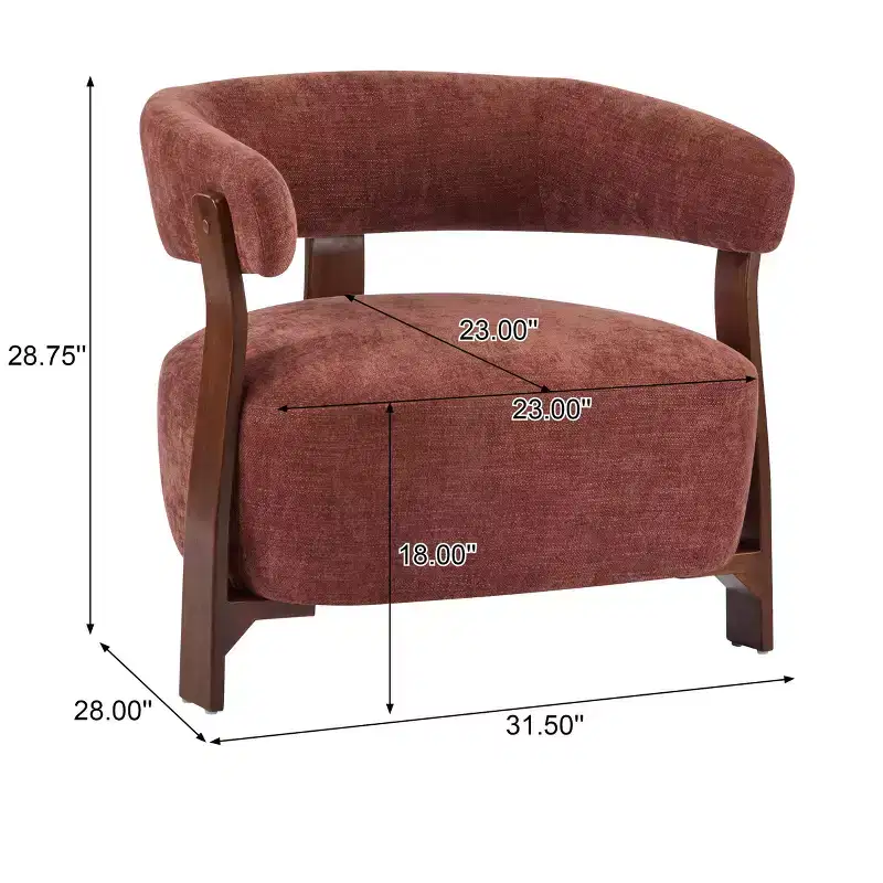 Christopher Knight Home Hepurn Bent Wood Modern Upholstered Accent Chair