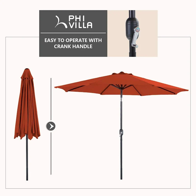 MAISON ARTS 5/6-Piece Patio E-Coating & Stackable Dining Set