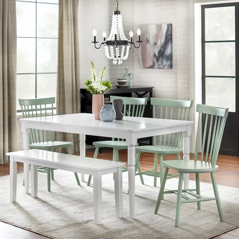 Simple Living Parma Dining Set with Dining Bench