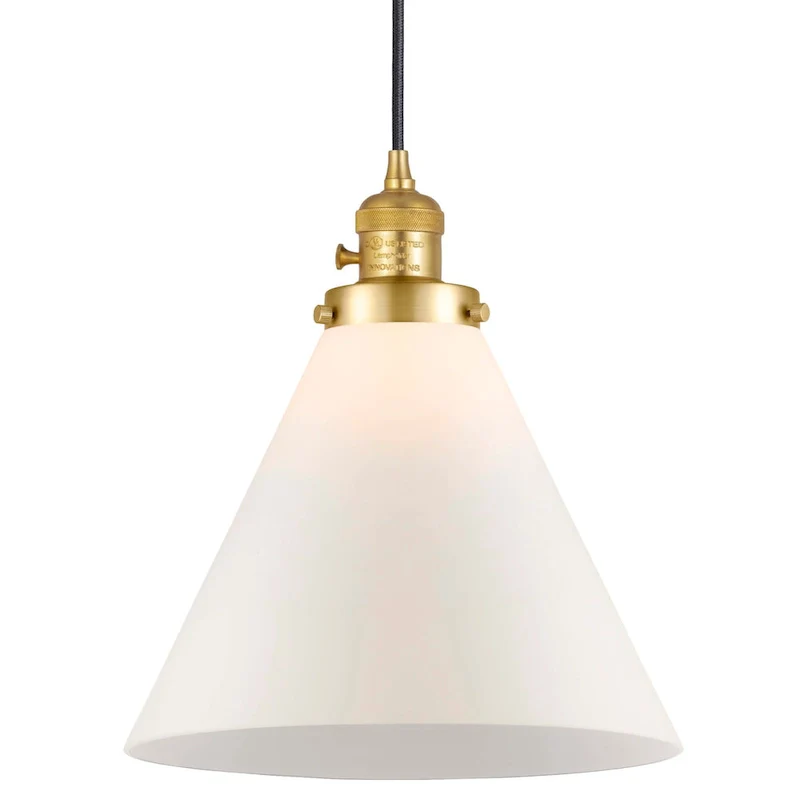 Innovations Lighting 201CSW-14-12 Cone Pendant Cone 12  Wide pendant