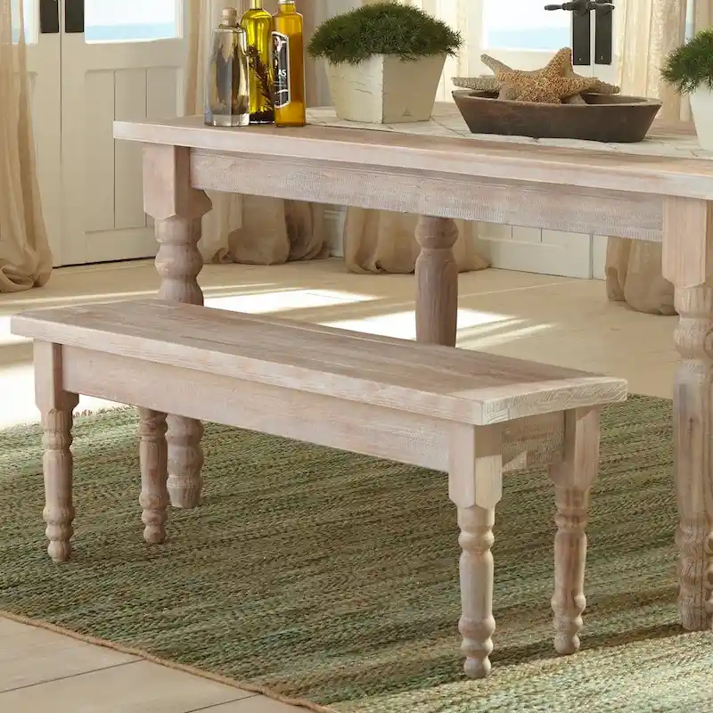 Grain Wood Furniture Valerie Solid Wood Dining Bench