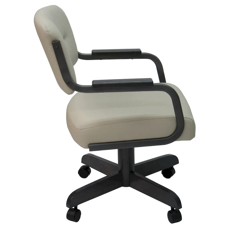 Swivel Tilt Kitchen Caster Chair with Wheels M-115 - 18 inch Seat