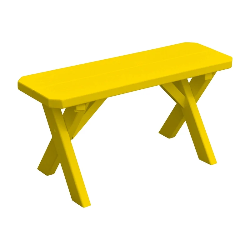 Pine 3' Crossleg Bench
