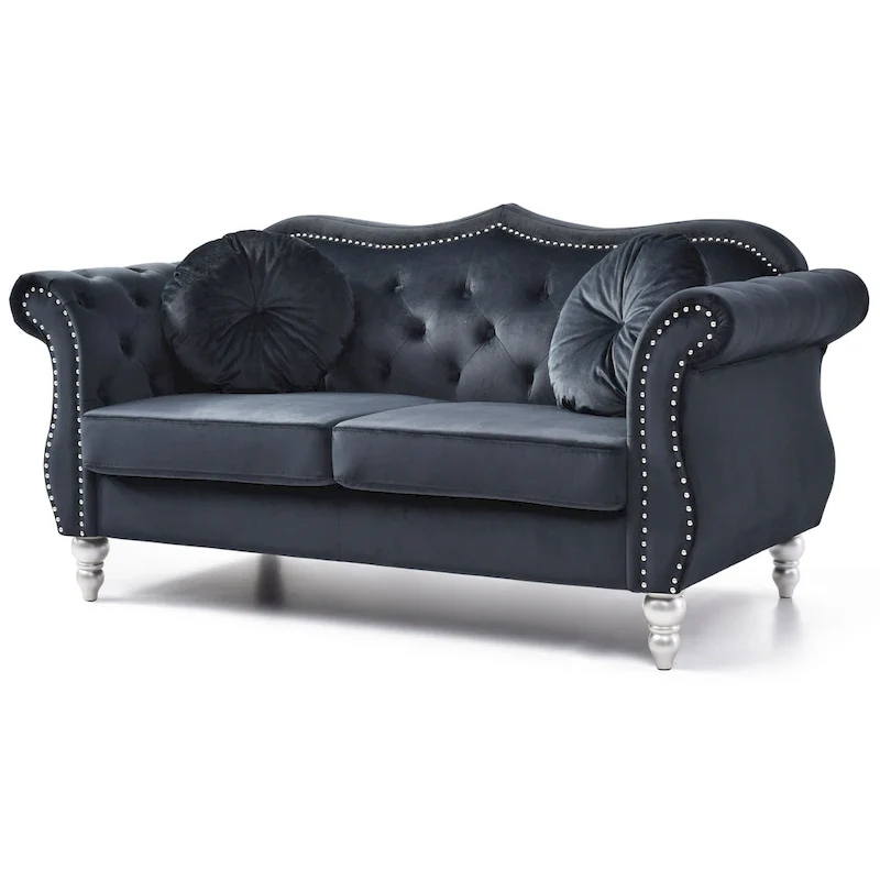 Hollywood Velvet Loveseat