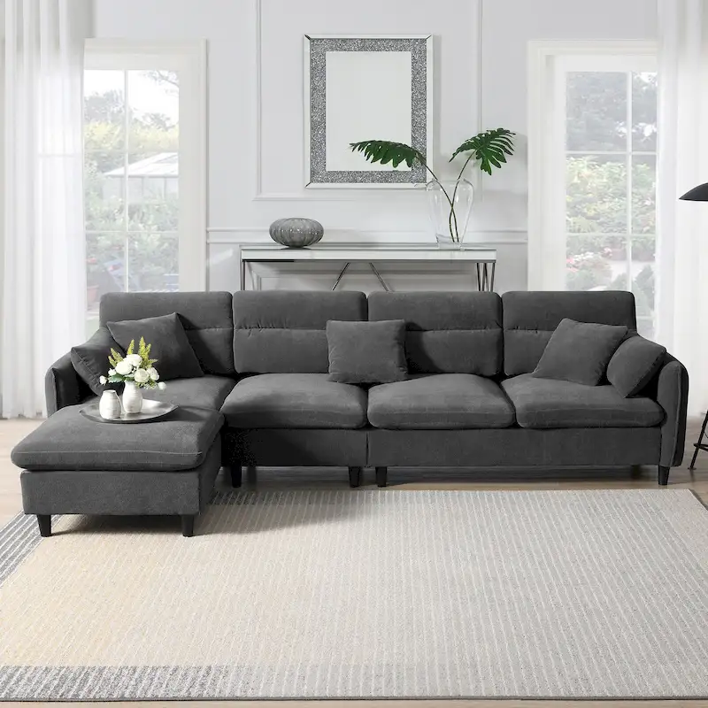 Modern Convertible Sectional Sofa