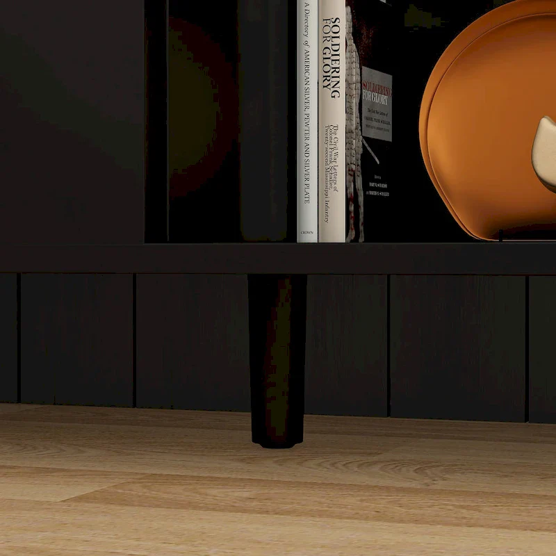 Ambient Electric Fireplace and Durable TV Stand Energy Efficient