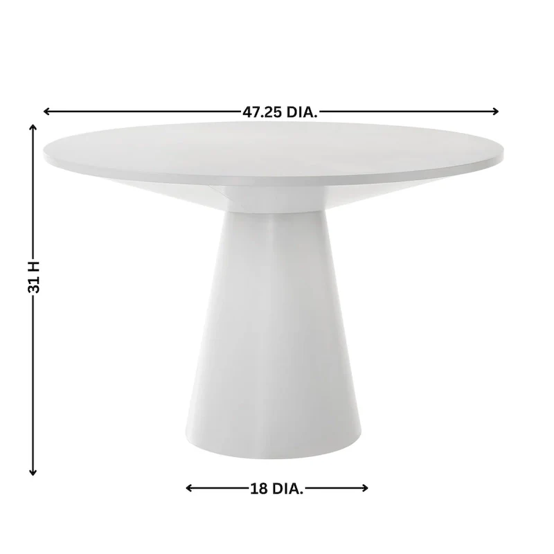 48 Pedestal Dining Table