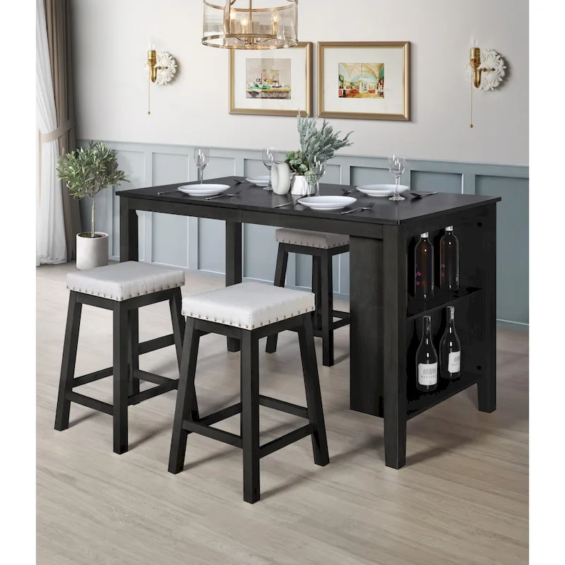 5-piece Counter Height Dining Table and Chair