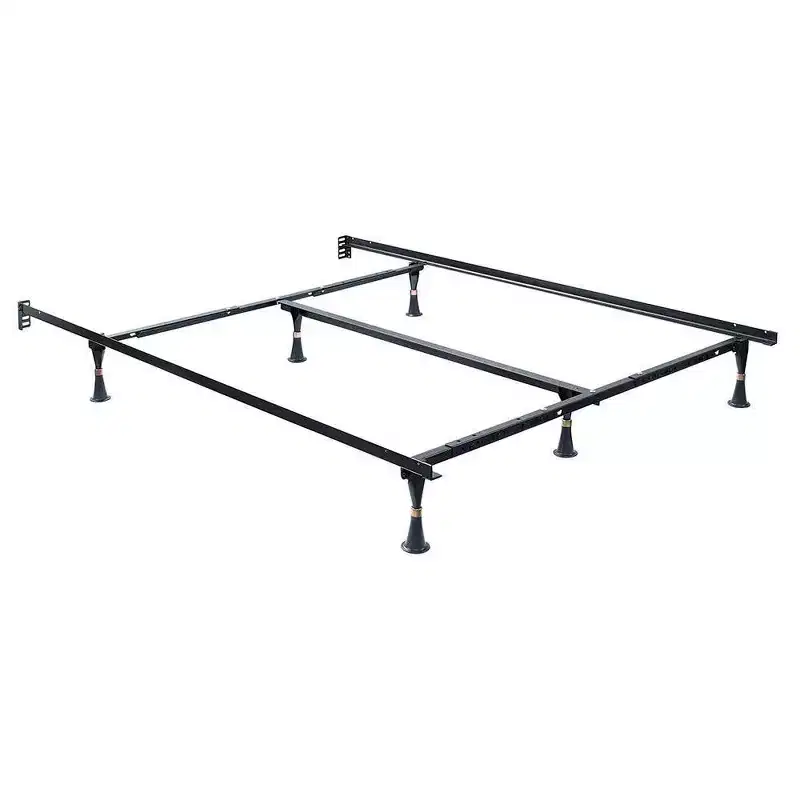 Hollywood Bed Frame Atlas Lock Metal Bed Frame with Universal Sizing Black