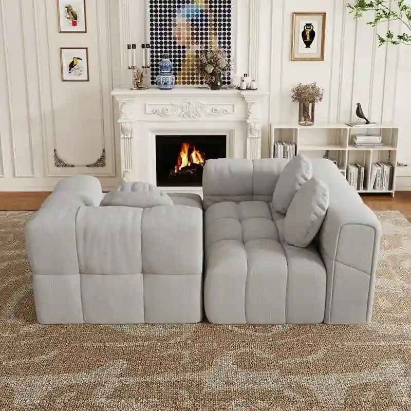 103  L-Shaped Modular Sofa, Free Combination (Left and Right Facing)