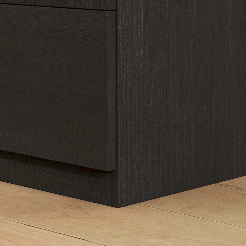 31.5 W x 66.9 H Wardrobe Armoire Cloest with Drawer In Black,White