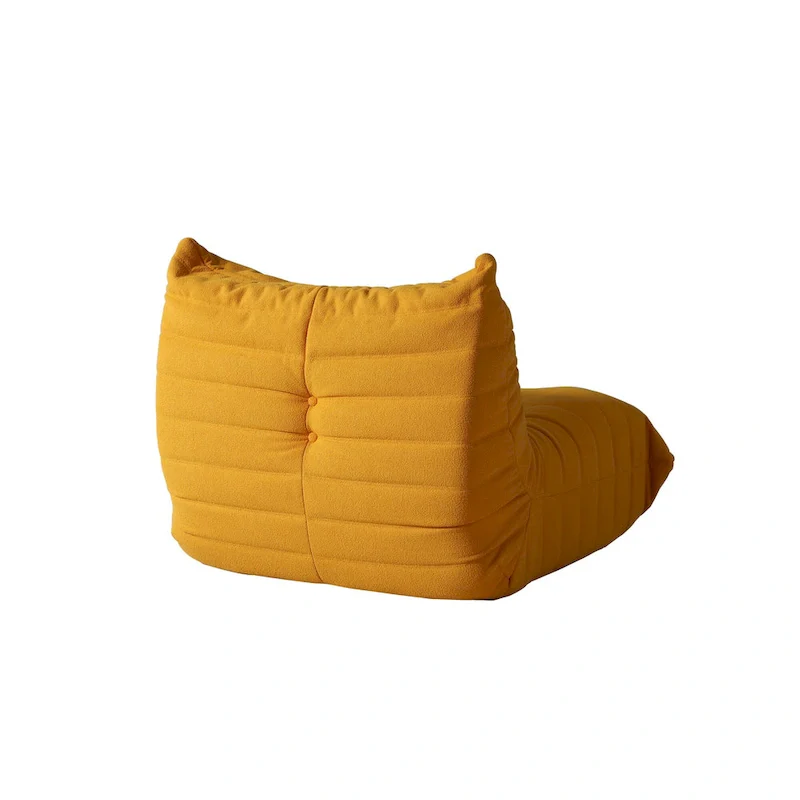 Single Sofa Teddy Fabric Bean Bag Chair